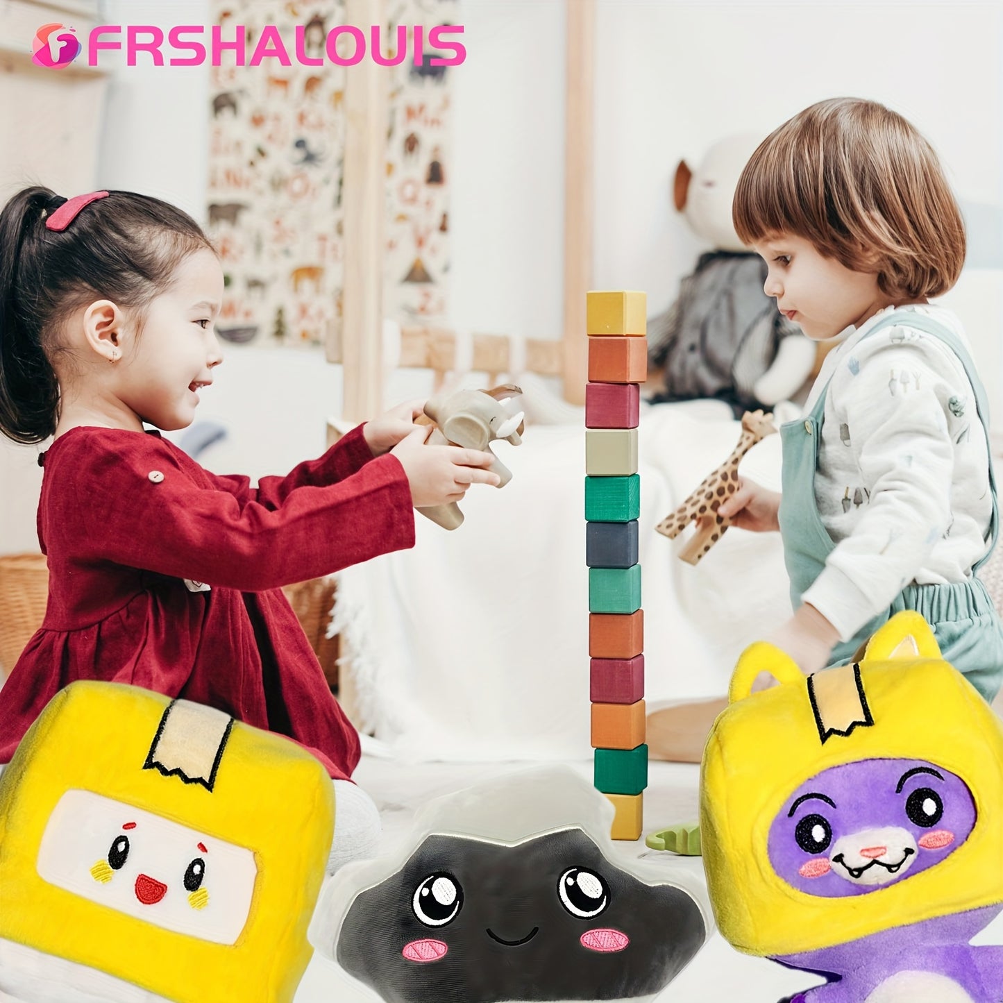 [Giocattoli di peluche Foxy] 3 pezzi FRSHALOUIS Foxy e Boxy Peluche Rocky Lanky Peluche - Il miglior regalo di compleanno per Natale