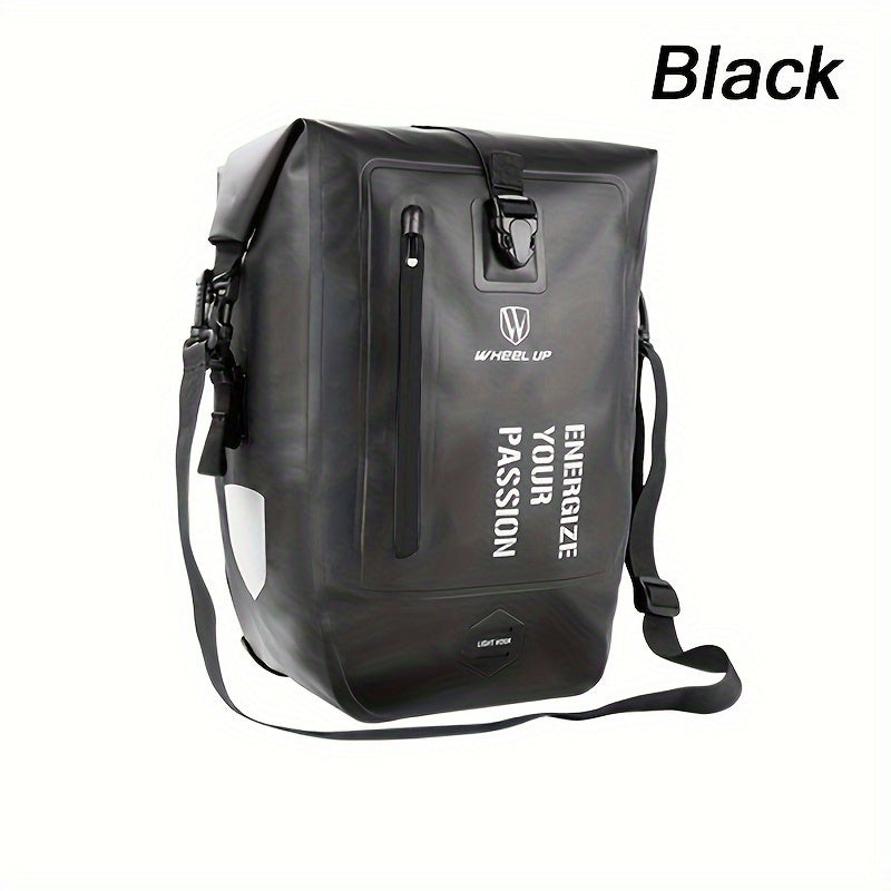 27L Waterproof Bike Trunk Bag for MTB and Road Bikes - Multifunctional Bicycle Carrier Bag with Rear Seat Attachment - Keep Your Gear Safe and Dry on Your Rides