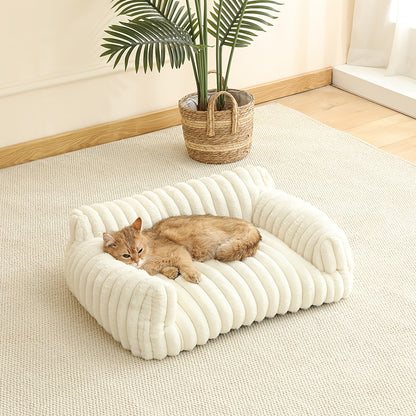 Comfortable Cat Sofa Cute Soft Cat Bed Cat House Breathable Cat Bed Sleeping Basket Suitable for Large, Medium and Small Cats for All Seasons, Cozy Pet Nest, Cat Furniture, Modern Pet Furniture, Stylish Cat Perch, Comfortable