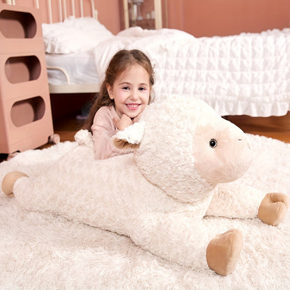 30" Giant Lamb IKASA - Soft, Cuddly, Jumbo Plush Toy, Huge Big Size Plushie, Adorable Gifts for Kids, Cute Sheep Stuffed Animal