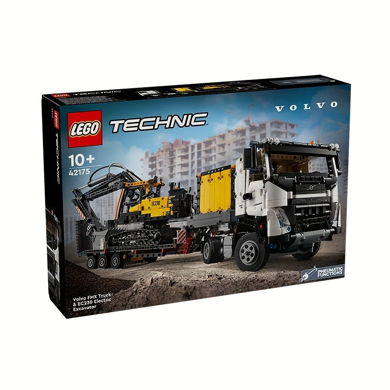 42175 LEGO Technic Volvo FMX Truck & EC230 Electric Excavator Building Toy,It Is an Excellent Gift for Boys And Girls Aged 10 And Above Who Enjoy Heavy Building Models
