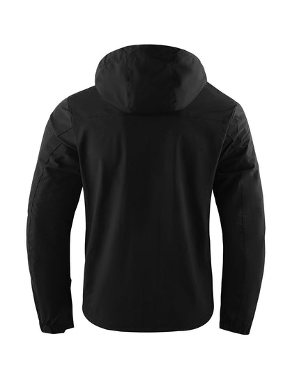 Giacca a vento casual da uomo alla moda, giacca leggera da esterno per primavera e autunno