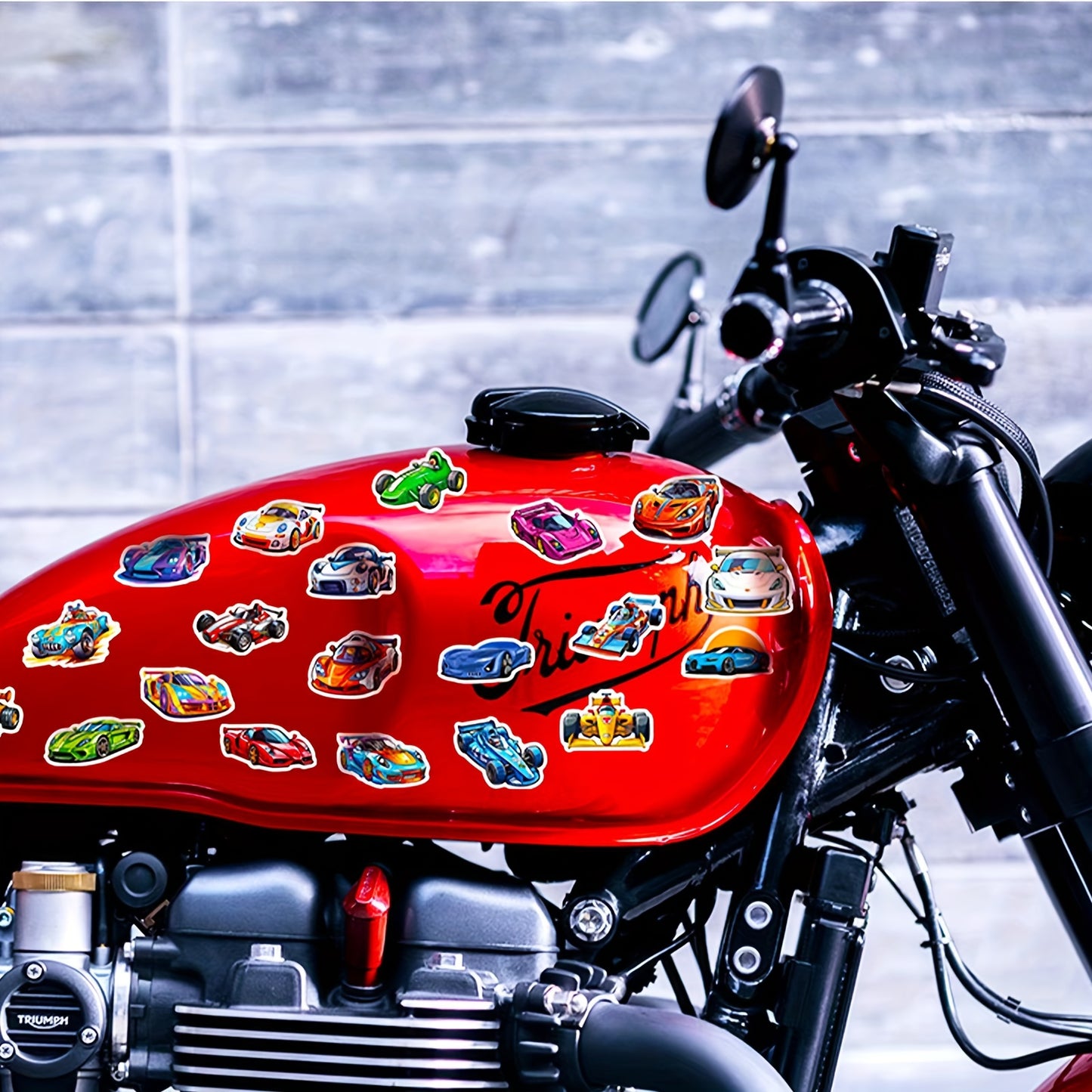 [50 adesivi decorativi con teschio e graffiti] 50 adesivi decorativi con teschio e graffiti per laptop, borraccia, bagaglio, casco, skateboard, cancelleria, moto, regalo per le vacanze
