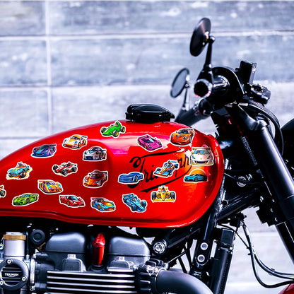 [50 adesivi decorativi con teschio e graffiti] 50 adesivi decorativi con teschio e graffiti per laptop, borraccia, bagaglio, casco, skateboard, cancelleria, moto, regalo per le vacanze