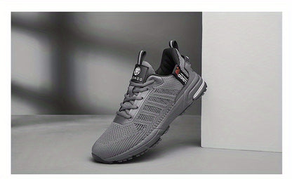 CLOHOO Scarpe da ginnastica da uomo alla moda, traspiranti, leggere e comode, in maglia, per correre e fare jogging, scarpe casual da passeggio antiscivolo e resistenti all'usura