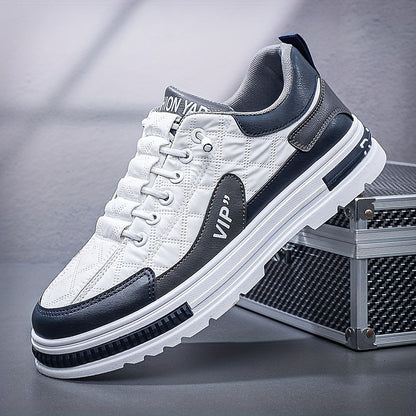 Men's Chic Street Style Colour Block Skateboard Shoes, Comfy Non Slip Casual Sneakers For Men's Outdoor Activities, Men's Footwear