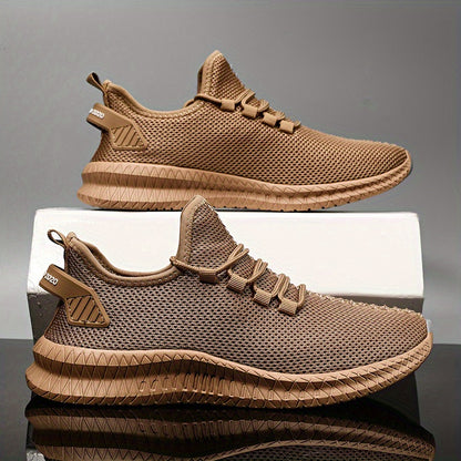 Men's Slip-on Sneakers With Shoelaces - Odor-resistant Athletic Shoes - Lightweight And Breathable