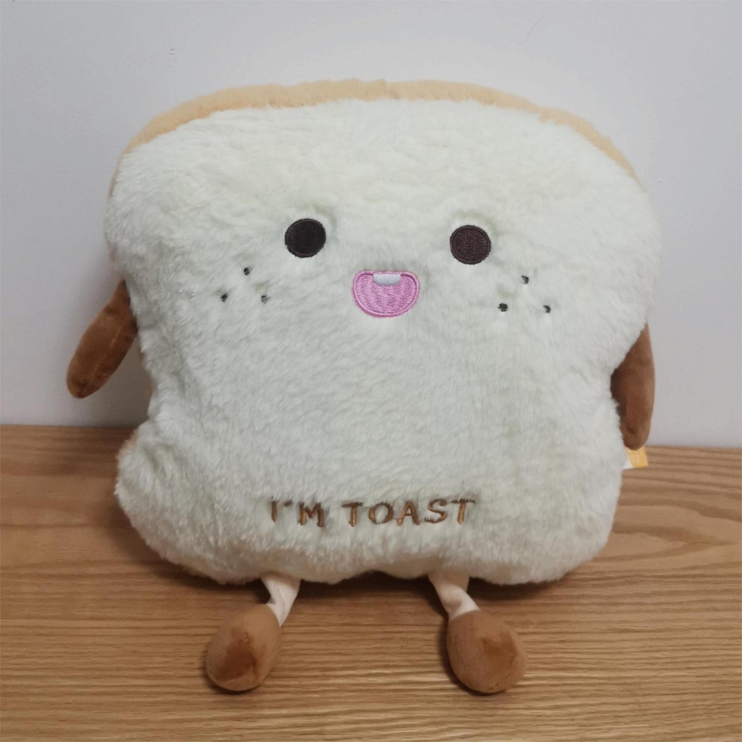 16"/40cm Plush Bread Pillow Cute Simulation Food Toast Soft Doll Warm Hand Pillow Cushion Birthday Christmas Gifts For Children Kids Christmas、Halloween、Thanksgiving Day
