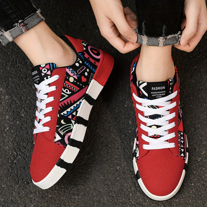 Scarpe da skate alla moda da uomo, comode scarpe da ginnastica casual antiscivolo per attività all'aperto da uomo