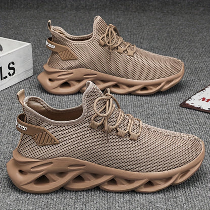 Scarpe da corsa da uomo Blade Sneakers Slip-on con lacci - Scarpe sportive antiodore - Leggere e traspiranti