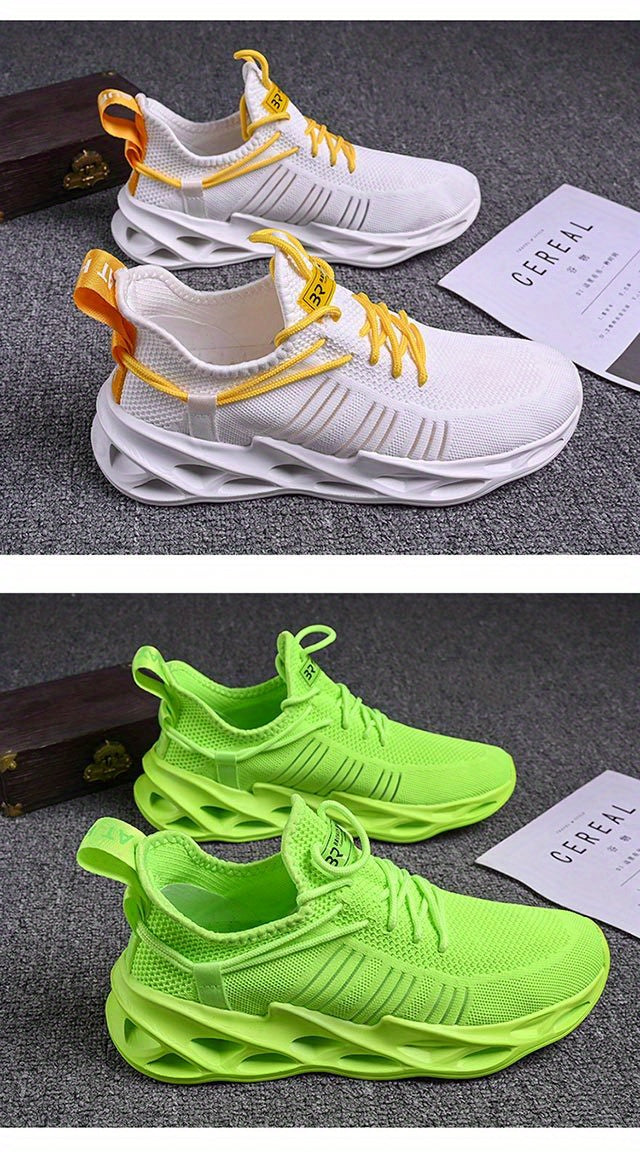 Scarpe da ginnastica unisex alla moda, traspiranti e ammortizzanti, scarpe da corsa antiscivolo per jogging, tennis, palestra, calzature da uomo