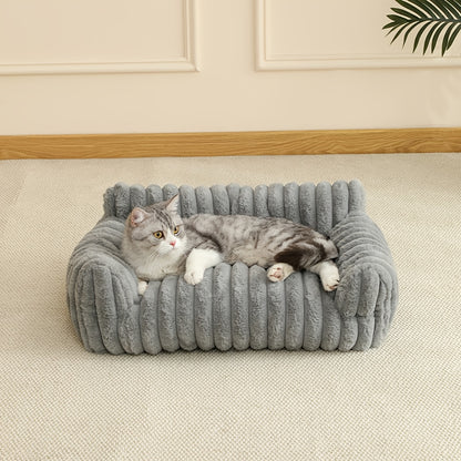 Comfortable Cat Sofa Cute Soft Cat Bed Cat House Breathable Cat Bed Sleeping Basket Suitable for Large, Medium and Small Cats for All Seasons, Cozy Pet Nest, Cat Furniture, Modern Pet Furniture, Stylish Cat Perch, Comfortable