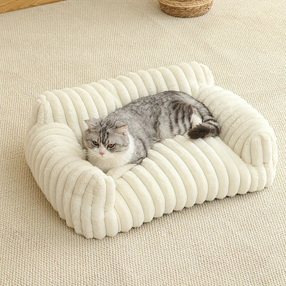 Comfortable Cat Sofa Cute Soft Cat Bed Cat House Breathable Cat Bed Sleeping Basket Suitable for Large, Medium and Small Cats for All Seasons, Cozy Pet Nest, Cat Furniture, Modern Pet Furniture, Stylish Cat Perch, Comfortable