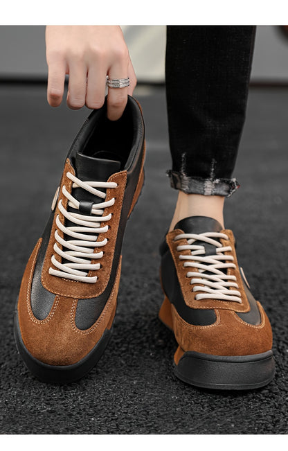 Sneakers alla moda da uomo con alfabeto, design con alfabeto, casual, resistenti, antiscivolo, comode, con lacci, per attività all'aperto