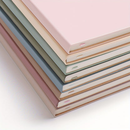 1 quaderno con 82 fogli A5 e bordo arcobaleno - Diario esecutivo con copertina rigida per scrittura universitaria a righe, carta spessa, essenziale per la scuola e l'ufficio per lavoro, studio e uso personale